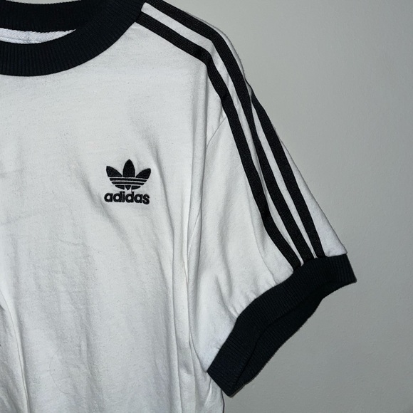 White Adidas T-Shirt - Picture 2 of 3